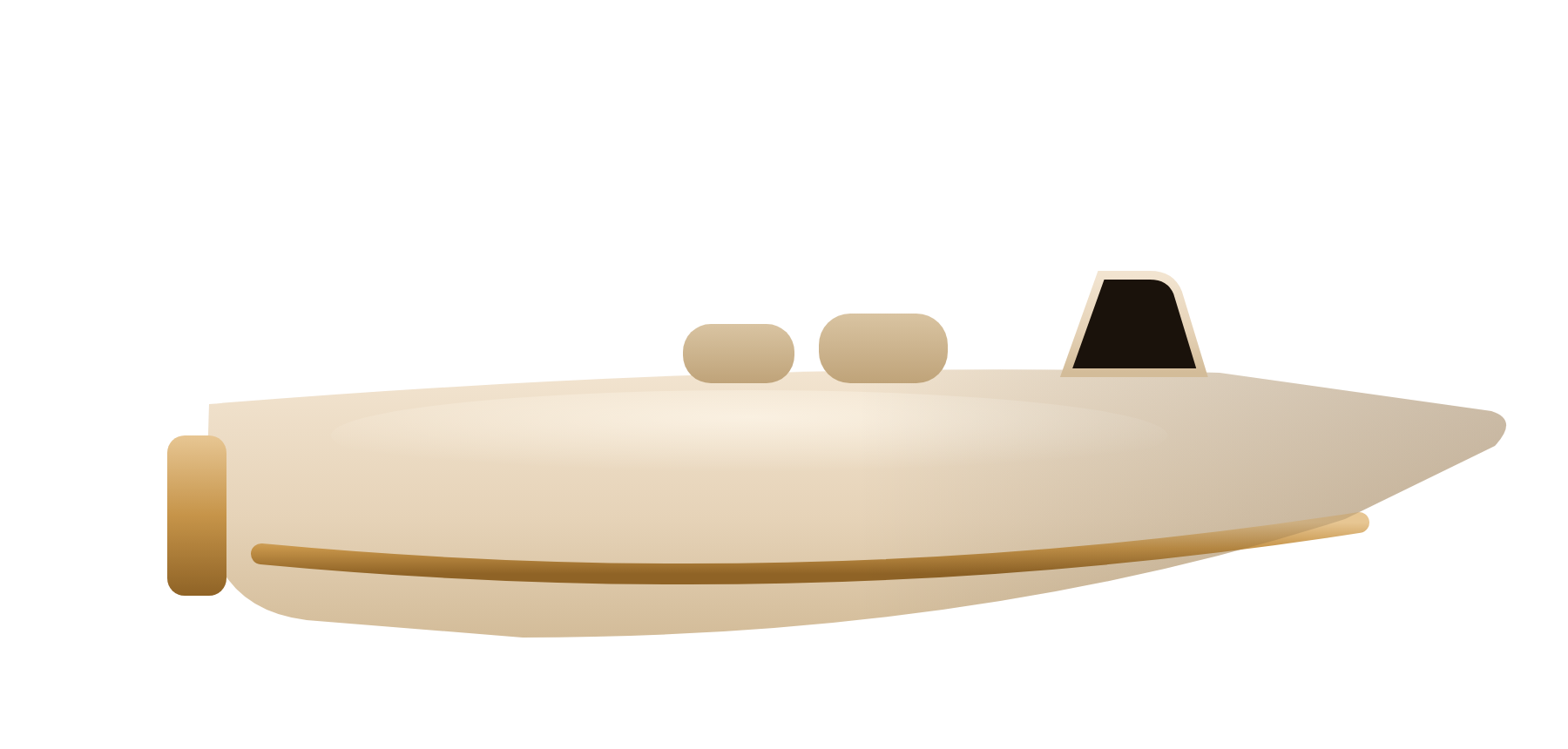 Restored boat seating